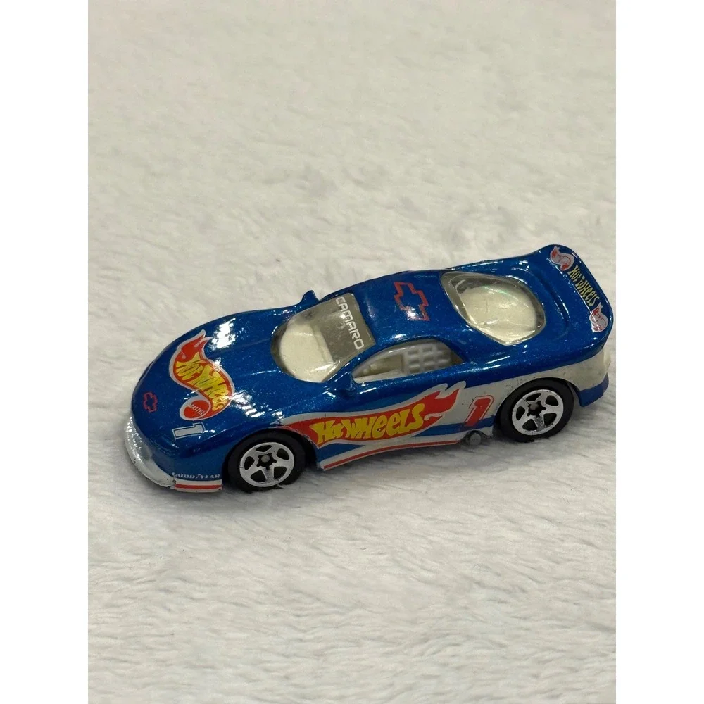 Hot‎ Wheels 1992 Chevrolet Camaro Blue  Race Car Diecast 1:64 Mattel Vintage